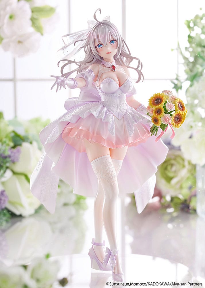Alya Sometimes Hides Her Feelings in Russian Estatua 1/7 Alisa Mikhailovna Kujou Wedding Dress Ver. 24 cm - Z POP Toys