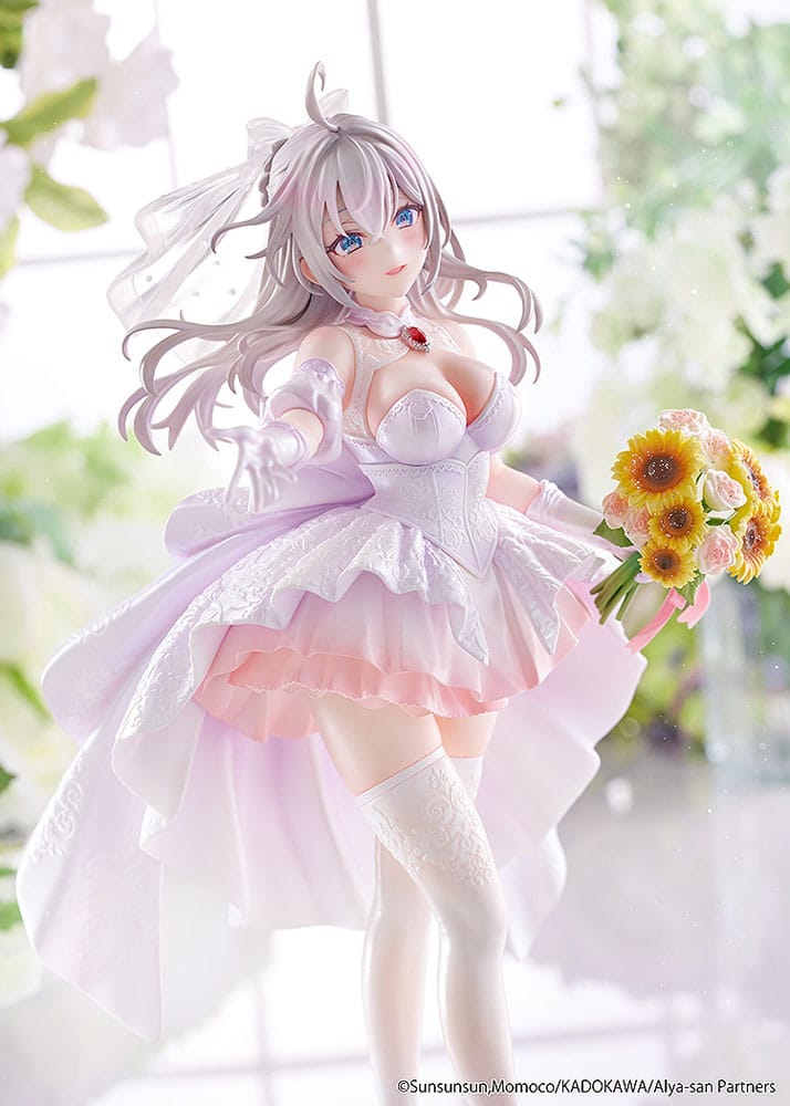 Alya Sometimes Hides Her Feelings in Russian Estatua 1/7 Alisa Mikhailovna Kujou Wedding Dress Ver. 24 cm - Z POP Toys