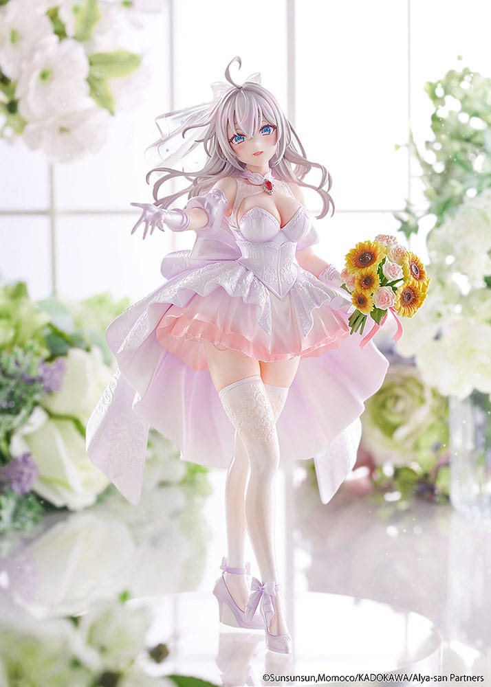 Alya Sometimes Hides Her Feelings in Russian Estatua 1/7 Alisa Mikhailovna Kujou Wedding Dress Ver. 24 cm - Z POP Toys