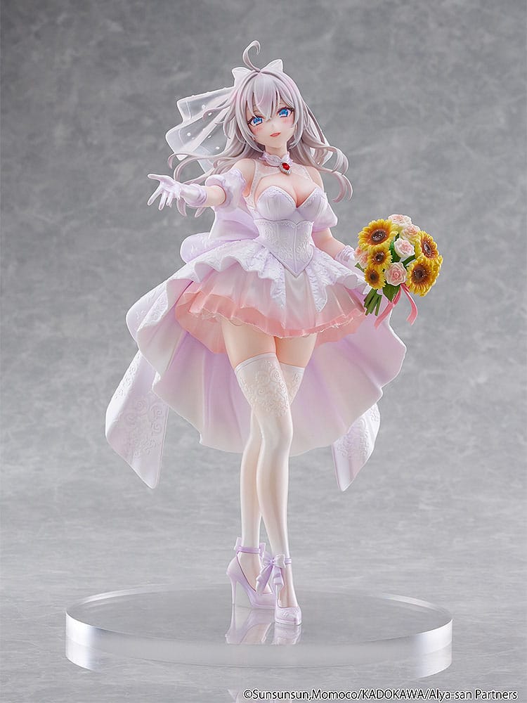 Alya Sometimes Hides Her Feelings in Russian Estatua 1/7 Alisa Mikhailovna Kujou Wedding Dress Ver. 24 cm - Z POP Toys
