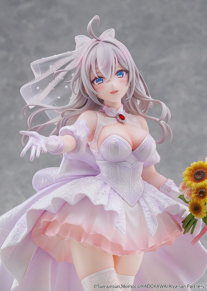 Alya Sometimes Hides Her Feelings in Russian Estatua 1/7 Alisa Mikhailovna Kujou Wedding Dress Ver. 24 cm - Z POP Toys