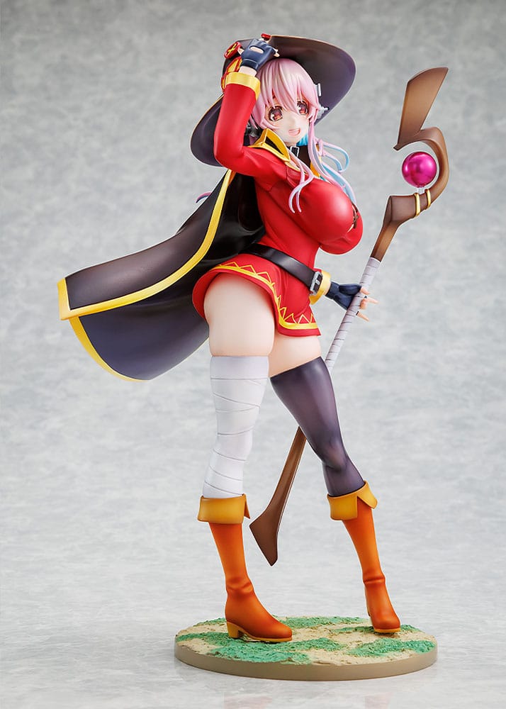 Super Sonico x Konosuba Estatua PVC 1/7 Super Sonico Megumin collaboration Ver. 25 cm - Z POP Toys