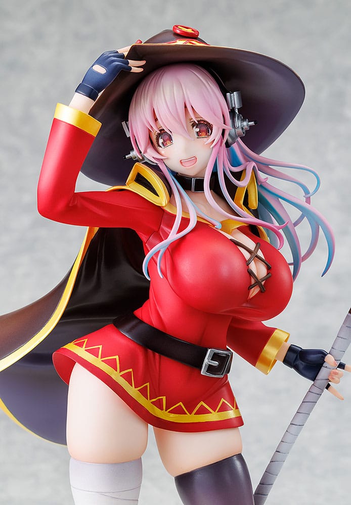 Super Sonico x Konosuba Estatua PVC 1/7 Super Sonico Megumin collaboration Ver. 25 cm - Z POP Toys