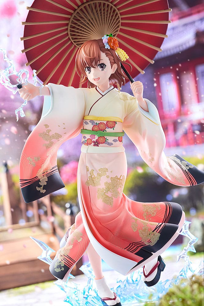 A Certain Scientific Railgun T Estatua 1/7 Mikoto Misaka Furisode Kimono Ver. 28 cm - Z POP Toys