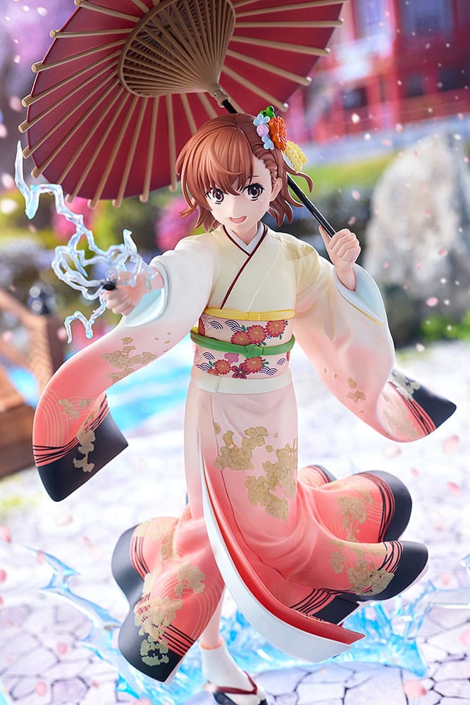 A Certain Scientific Railgun T Estatua 1/7 Mikoto Misaka Furisode Kimono Ver. 28 cm - Z POP Toys