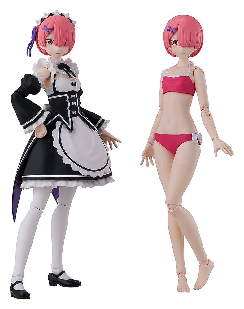 Re:ZERO -Starting Life in Another World- Kadokawa Plastic Model Series Maqueta Plastic Model Kit Ram DX Ver. 16 cm