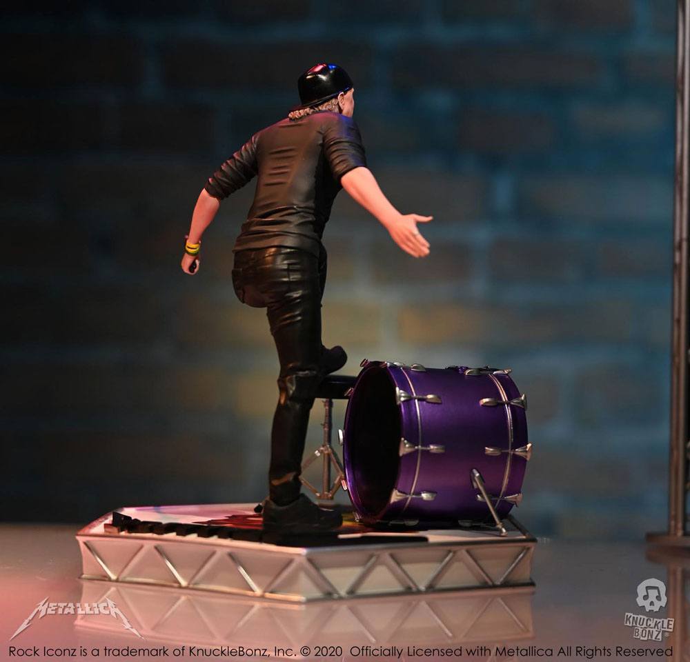 Metallica Estatua Rock Iconz Lars Ulrich Limited Edition 22 cm - Z POP Toys