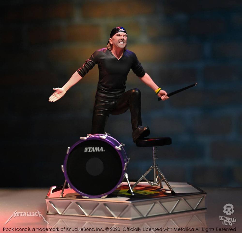 Metallica Estatua Rock Iconz Lars Ulrich Limited Edition 22 cm - Z POP Toys