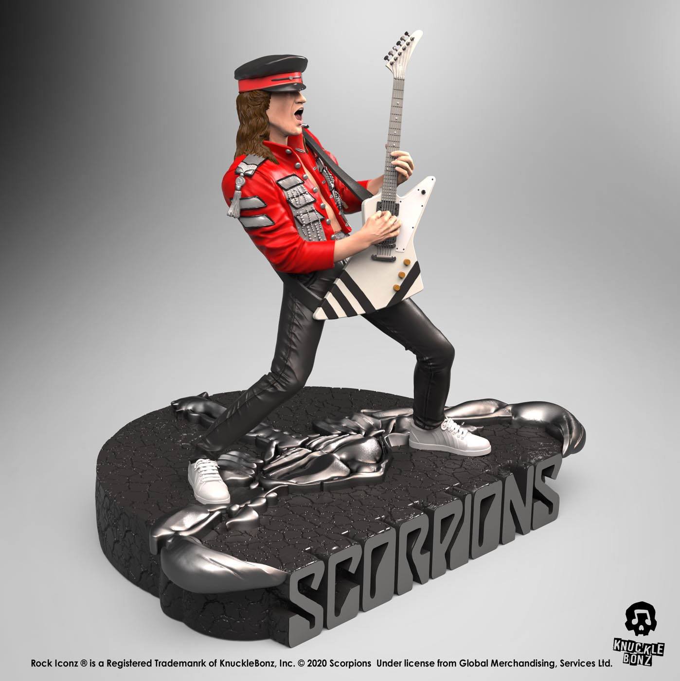 Scorpions Estatua Rock Iconz Matthias Jabs Limited Edition 22 cm