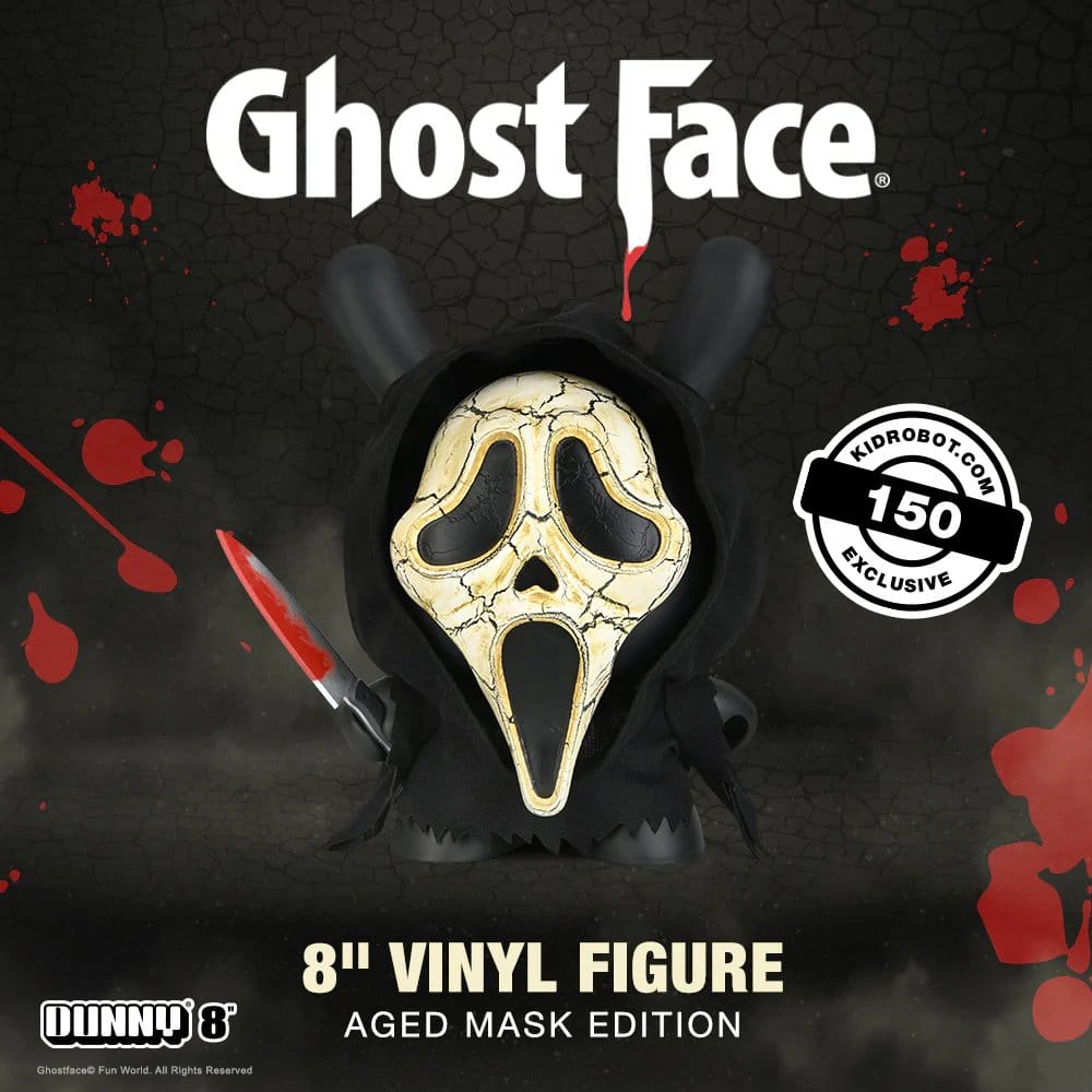 Ghost Face Dunny Art Toy Vinyl Figura Aged Mask Edition 20 cm