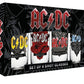 AC/DC Pack de 4 Vasos de Chupitos Black Ice