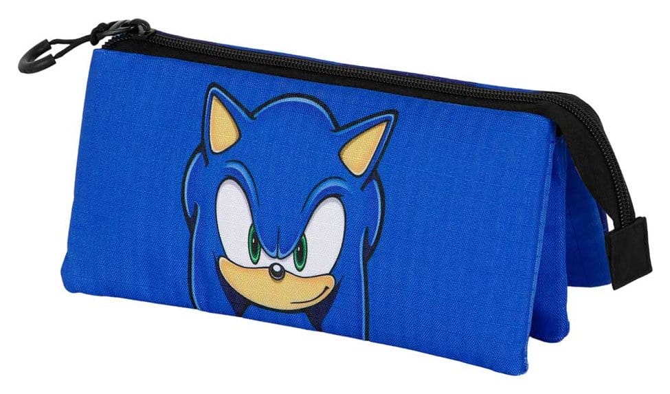 Sonic - The Hedgehog Triple Estuche para lápices SEGA Sight Blue