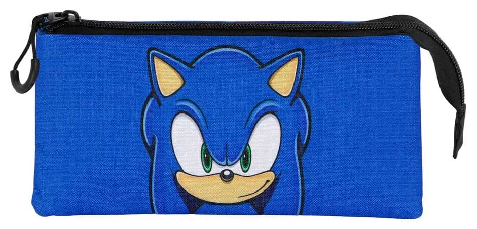 Sonic - The Hedgehog Triple Estuche para lápices SEGA Sight Blue