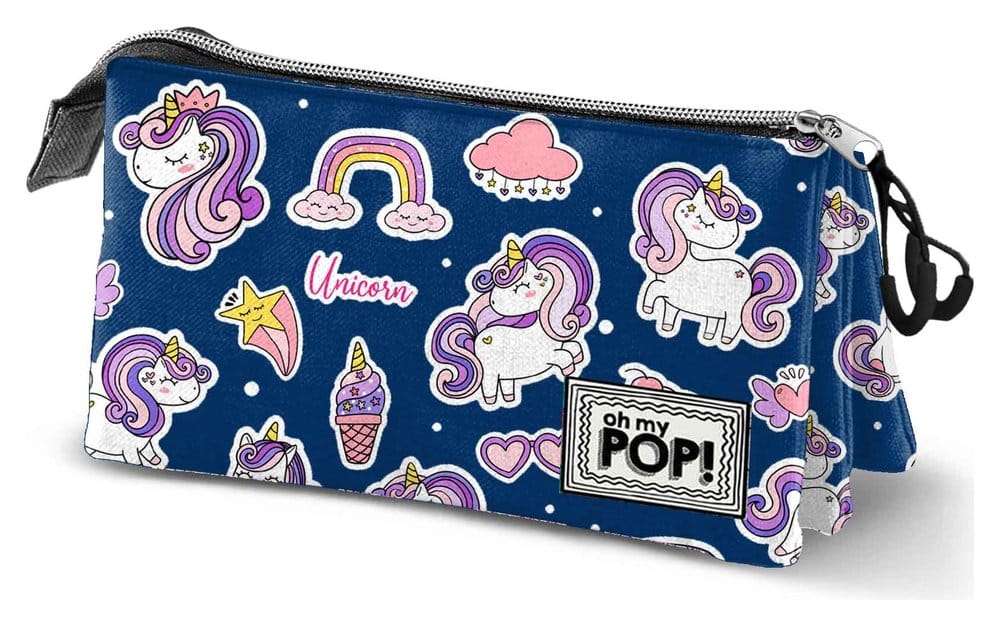 Oh My Pop! Triple Estuche para lápices Magical Multicolour - Z POP Toys