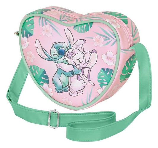 Lilo & Stitch Bolso Bandolera Casual Heart Hug Pink