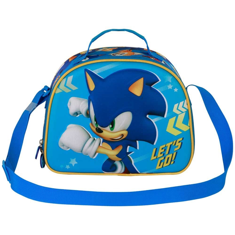 Sonic - The Hedgehog Bolsa Portamerienda 3D SEGA Go Blue