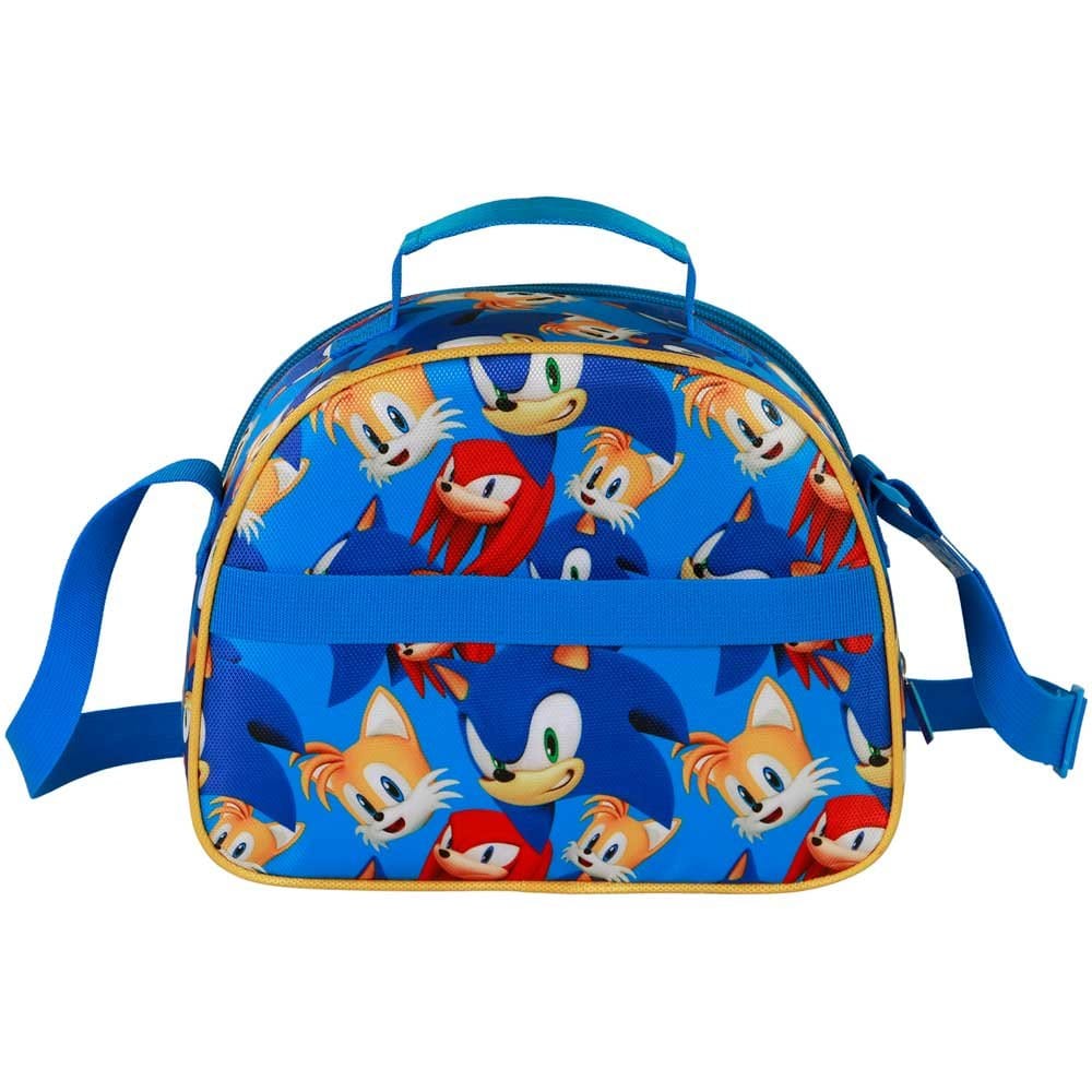 Sonic - The Hedgehog Bolsa Portamerienda 3D SEGA Go Blue