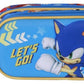 Sonic - The Hedgehog 3D Double Estuche para lápices SEGA Go Blue