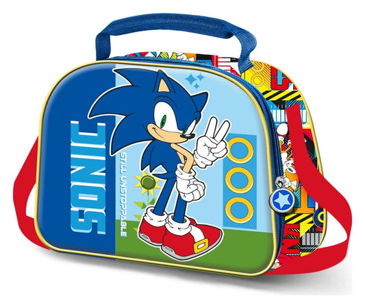 Sonic - The Hedgehog Bolsa Portamerienda 3D SEGA Unstoppable Blue