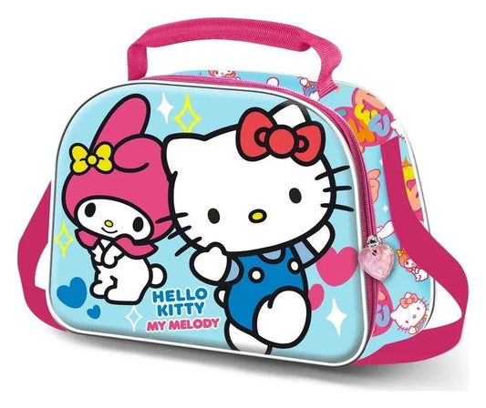 Sanrio Bolsa Portamerienda 3D Hello Kitty Friendship Blue