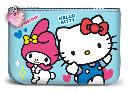 Sanrio Monedero Small Square Hello Kitty Friendship Blue