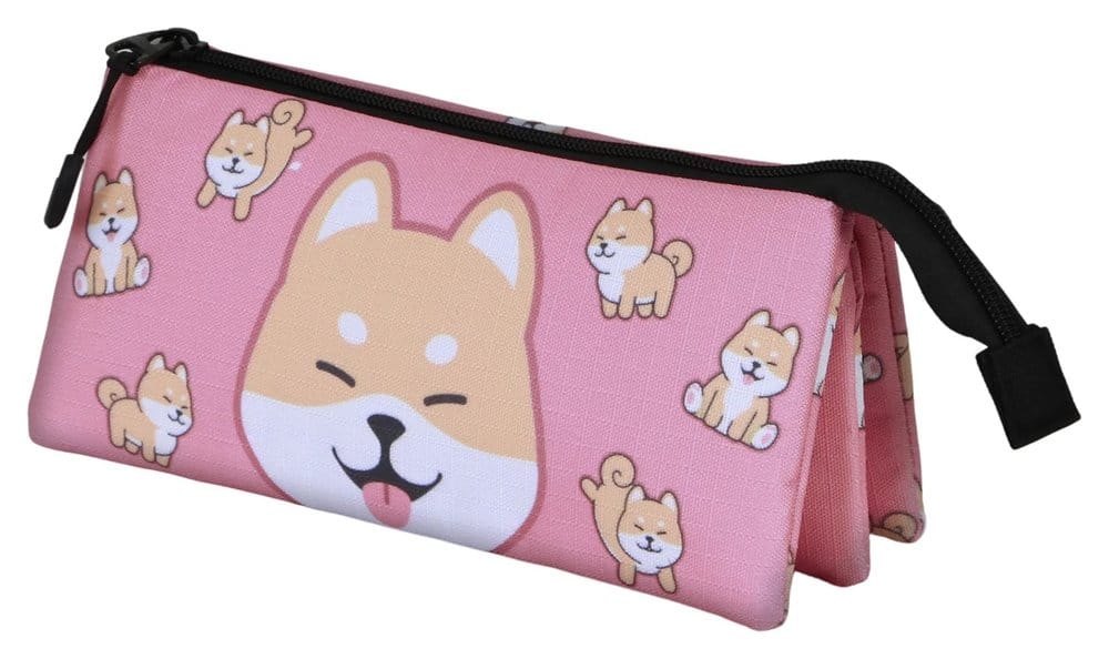 Oh My Pop! Triple Estuche para lápices Shiba Pink