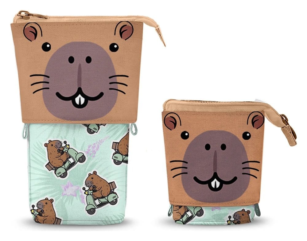 Oh My Pop! Cute Estuche para lápices Capybara Green