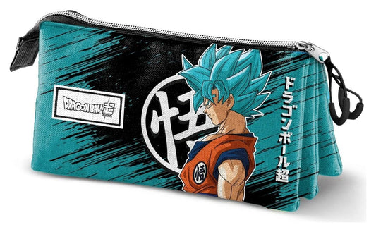Dragon Ball Estuche triple Saiyajin Blue
