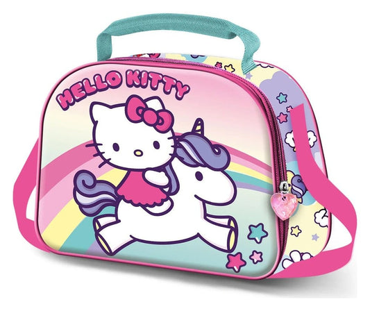 Sanrio Bolsa de almuerzo 3D Hello Kitty Unicorn