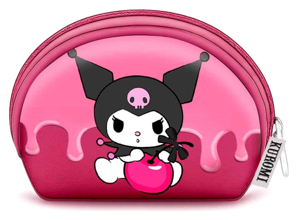 Sanrio Casual Oval Monedero Kuromi Cherry