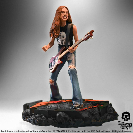 Metallica Estatua Rock Iconz Cliff Burton II 22 cm - Z POP Toys