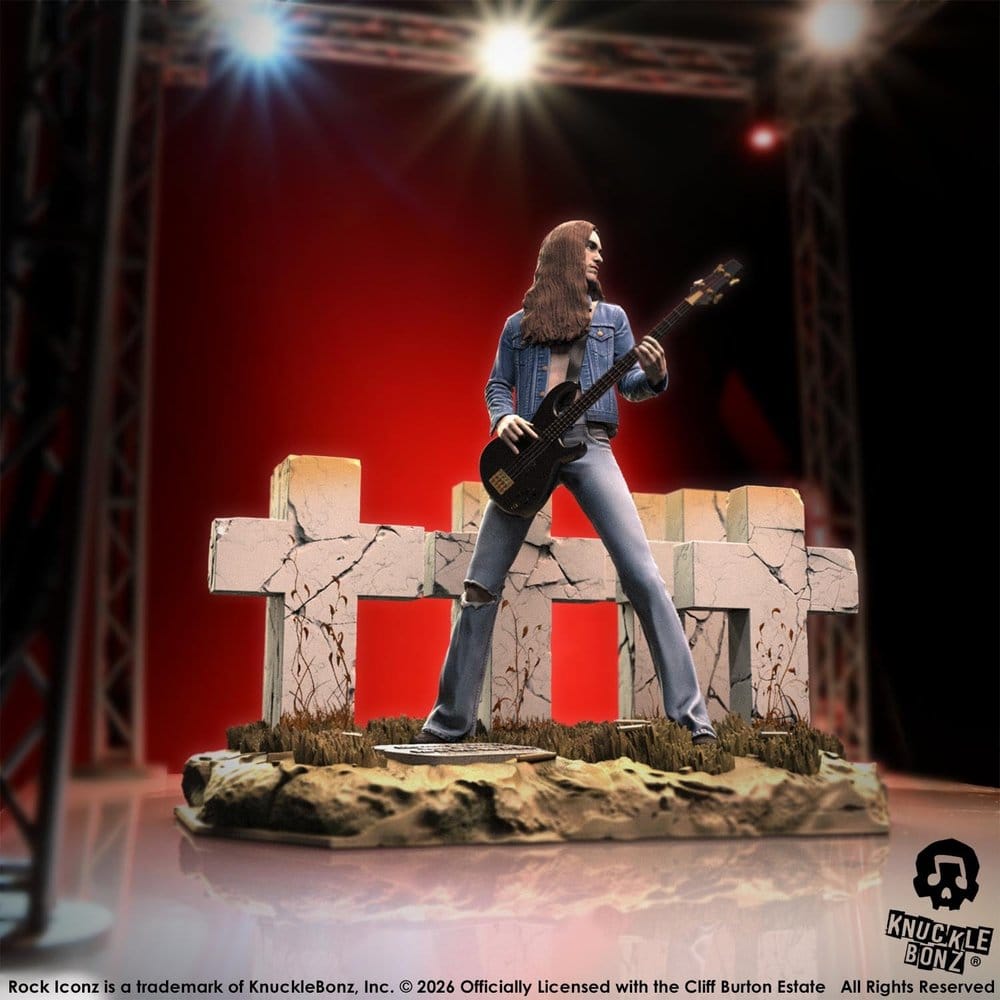 Metallica Rock Iconz Figura Cliff Burton III 21 cm