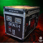 Death Estatua Rock Ikonz On Tour Road Case & Telón de fondo del escenario The Sound of Perseverance Tour 1998