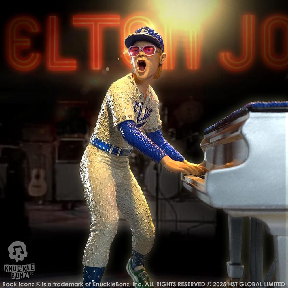 Elton John Estatua Rock Iconz 19 cm - Z POP Toys
