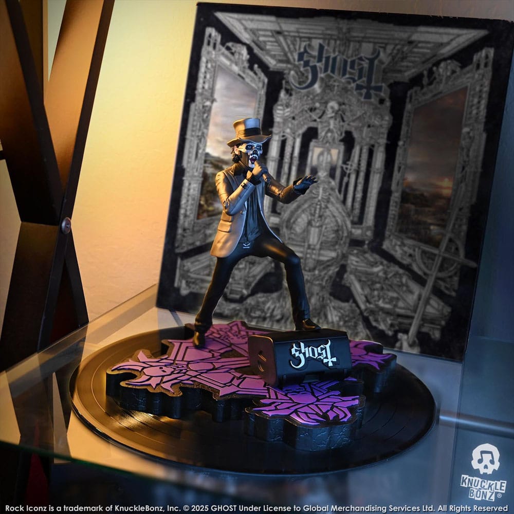 Ghost Estatua Rock Iconz Papa V Perpetua Top Hat 22 cm - Z POP Toys