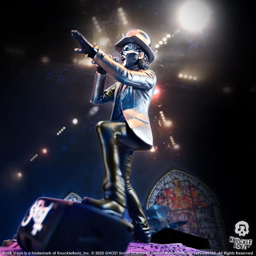 Ghost Estatua Rock Iconz Papa V Perpetua Top Hat 22 cm - Z POP Toys