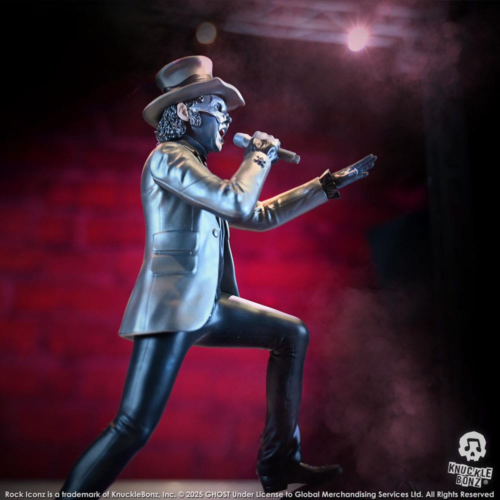 Ghost Estatua Rock Iconz Papa V Perpetua Top Hat 22 cm - Z POP Toys