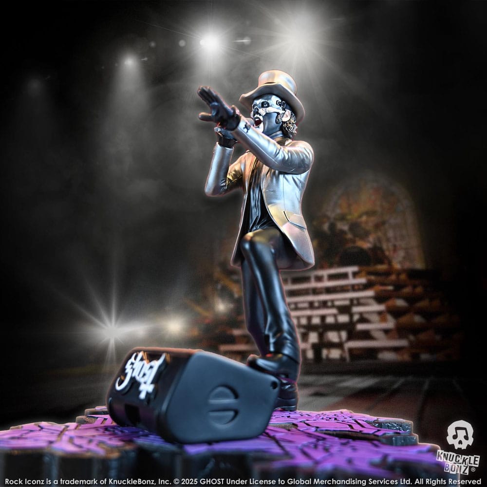 Ghost Estatua Rock Iconz Papa V Perpetua Top Hat 22 cm - Z POP Toys
