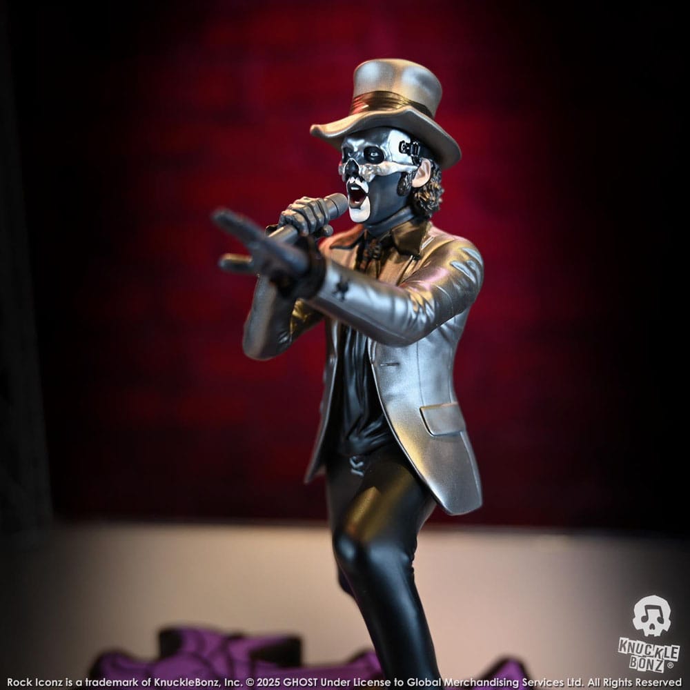 Ghost Estatua Rock Iconz Papa V Perpetua Top Hat 22 cm - Z POP Toys