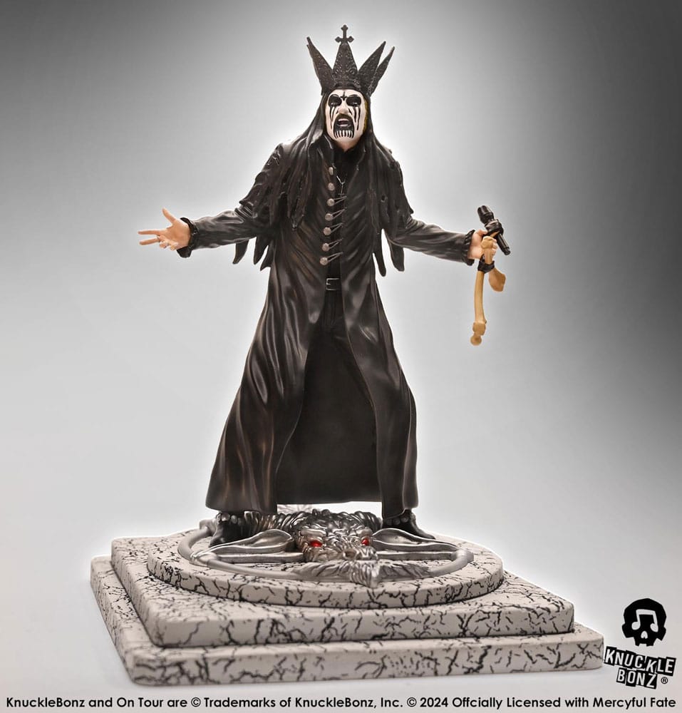 Mercyful Fate Estatua Rock Iconz King Diamond III (Black Version) 22 cm - Z POP Toys