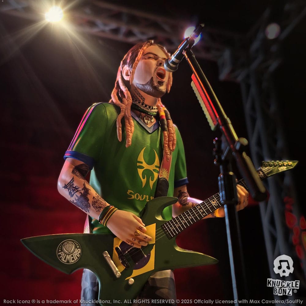 Soulfly Estatua Rock Iconz Max Cavalera 22 cm - Z POP Toys