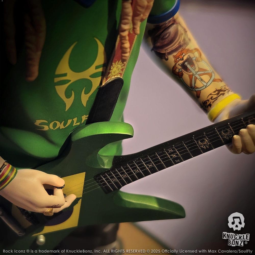 Soulfly Estatua Rock Iconz Max Cavalera 22 cm - Z POP Toys