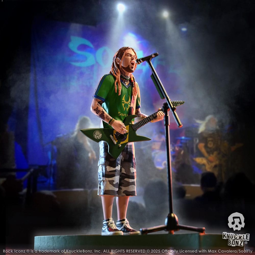 Soulfly Estatua Rock Iconz Max Cavalera 22 cm - Z POP Toys