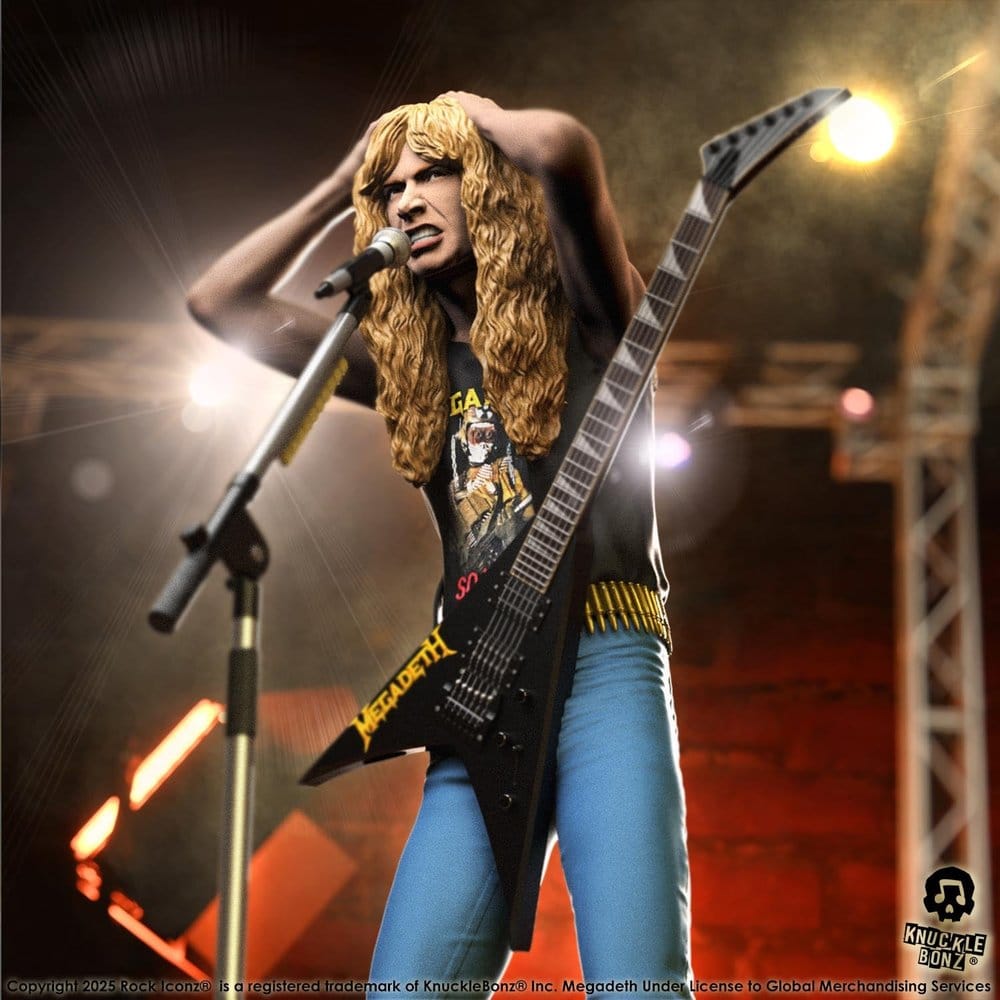 Megadeth Rock Iconz Estatua Dave Mustaine II 22 cm