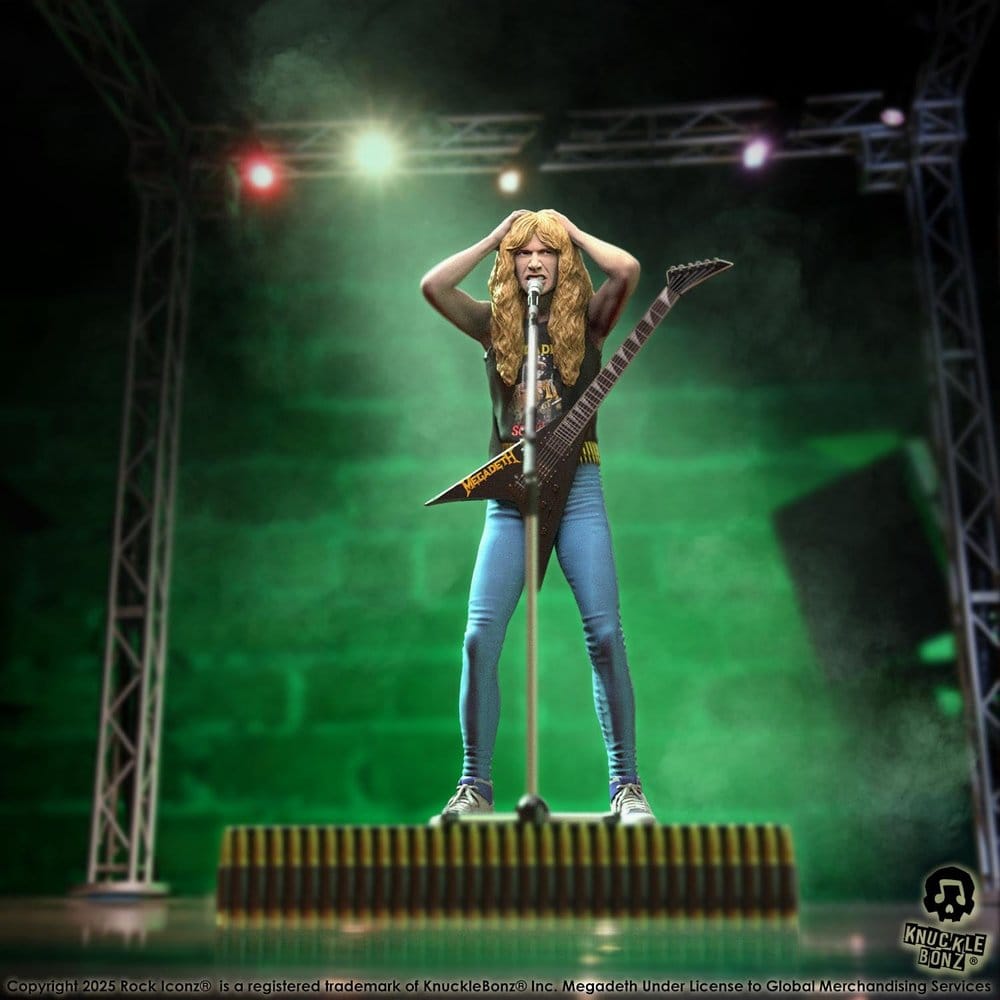 Megadeth Rock Iconz Estatua Dave Mustaine II 22 cm