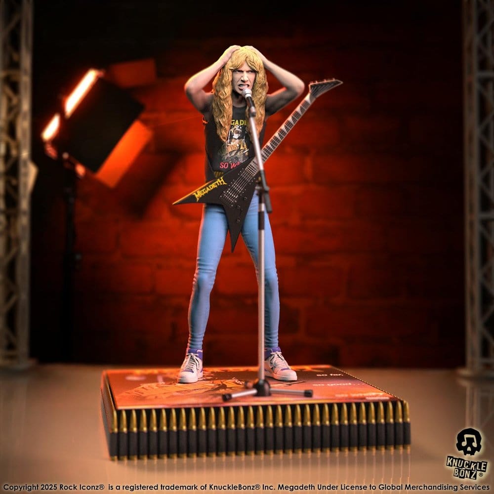 Megadeth Rock Iconz Estatua Dave Mustaine II 22 cm