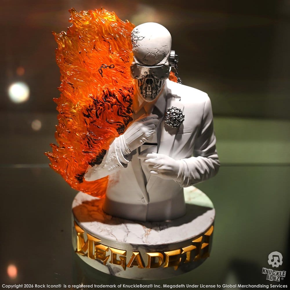 Megadeth 3D Vinyl Estatua Final Studio Album 15 cm