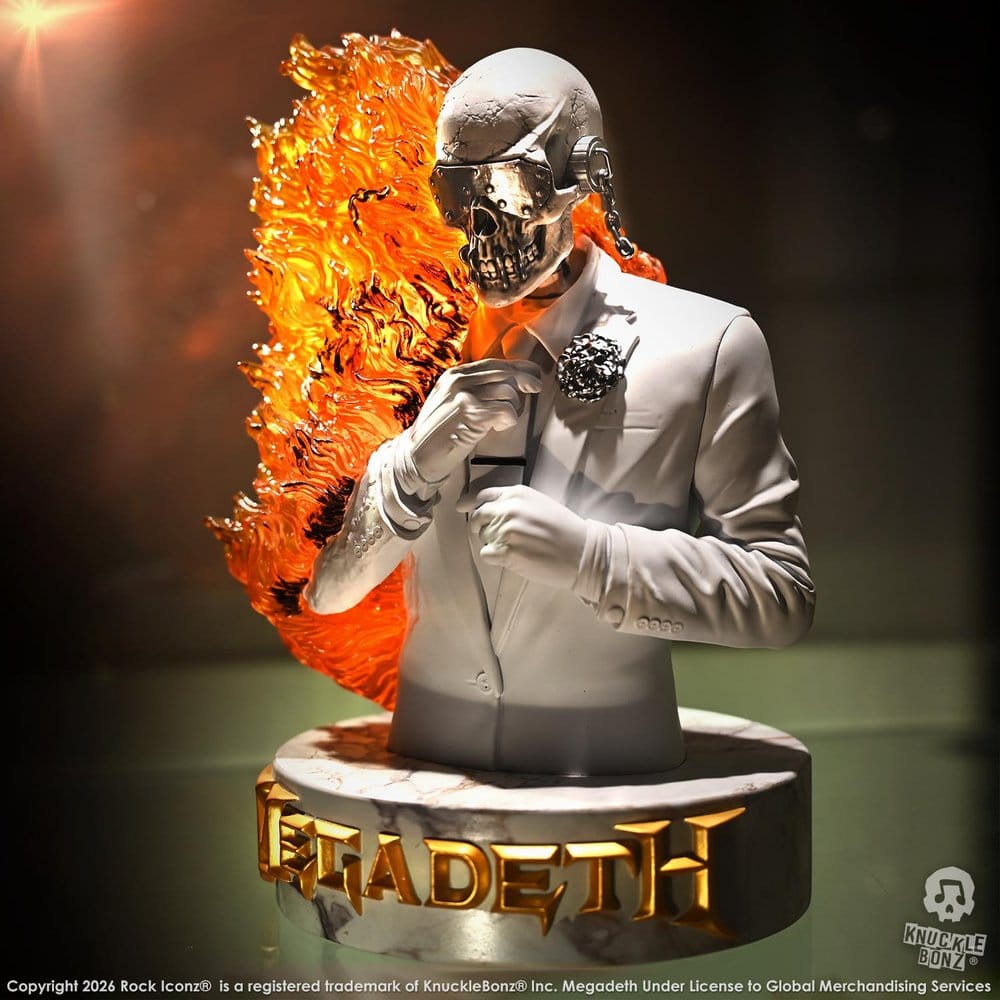Megadeth 3D Vinyl Estatua Final Studio Album 15 cm