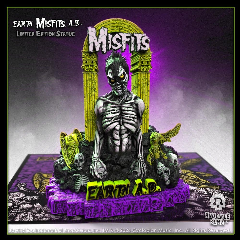Misfits 3D Vinyl Figura Earth A.D. Death Comes Ripping