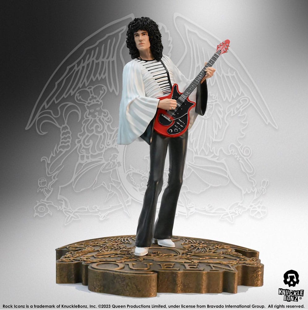 Queen Estatua Rock Iconz Brian May II (Sheer Heart Attack Era) 23 cm